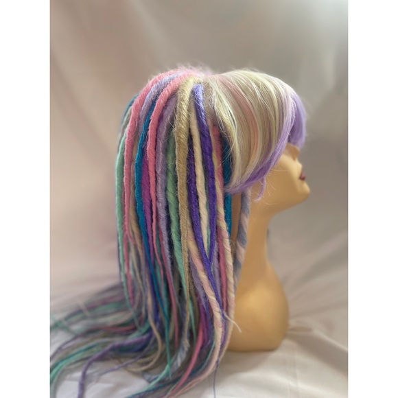 Pastel Synthetic Dread Wig - Picture 4 of 7